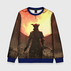 Свитшот детский Охотник против сущности, цвет: 3D-синий