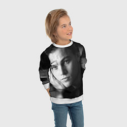 Свитшот детский Леонардо Ди Каприо фото, цвет: 3D-белый — фото 2
