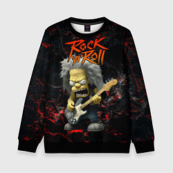 Детский свитшот Simpsons Rock and roll