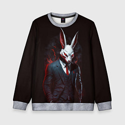 Свитшот детский Devil rabbit, цвет: 3D-меланж