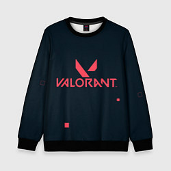 Свитшот детский Valorant игрок, цвет: 3D-черный