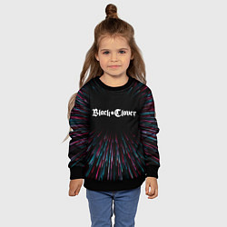 Свитшот детский Black Clover infinity, цвет: 3D-черный — фото 2