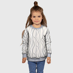 Свитшот детский Рельефная стена, цвет: 3D-меланж — фото 2