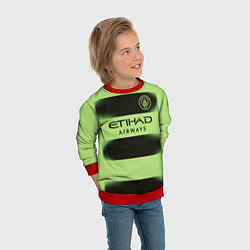 Свитшот детский Джек Грилиш Манчестер Сити форма 2223 третья, цвет: 3D-красный — фото 2