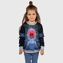 Свитшот детский Квантовый мозг, цвет: 3D-меланж — фото 2