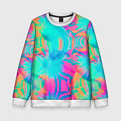 Детский свитшот Кислотный тай-дай: паттерн