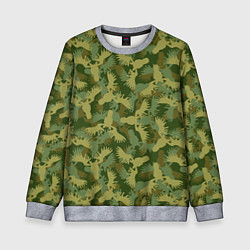 Детский свитшот Лоси - камуфляж