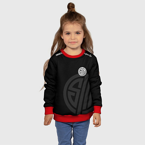 Детский свитшот Форма Team Solo Mid / 3D-Красный – фото 4