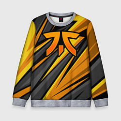 Свитшот детский Fnatic - киберспорт желтый, цвет: 3D-меланж