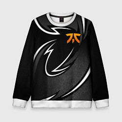 Детский свитшот Fnatic - white line