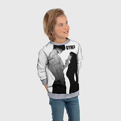 Свитшот детский Gym?, цвет: 3D-меланж — фото 2