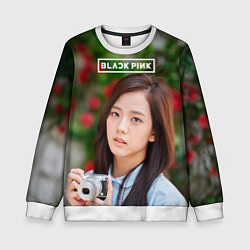 Свитшот детский Blackpink Jisoo, цвет: 3D-белый