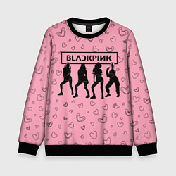 Детский свитшот Blackpink силуэт