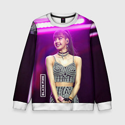 Свитшот детский Blackpink Lisa awarded, цвет: 3D-белый