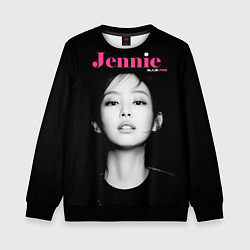 Свитшот детский Blackpink Jennie Portrait, цвет: 3D-черный