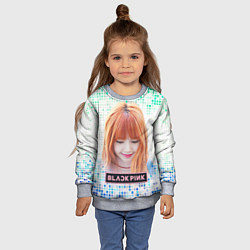 Свитшот детский Lisa Blackpink, цвет: 3D-меланж — фото 2