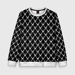 Свитшот детский BAP white pattern, цвет: 3D-белый