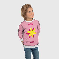 Свитшот детский Ибица - Испания, цвет: 3D-белый — фото 2