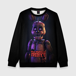 Свитшот детский Five Nights at Freddys Bonnie, цвет: 3D-черный