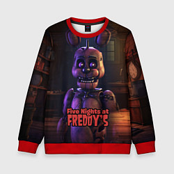 Свитшот детский Five Nights at Freddys Bonnie, цвет: 3D-красный