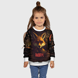 Свитшот детский Five Nights at Freddys Mangle, цвет: 3D-белый — фото 2