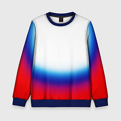 Детский свитшот Флаг России градиент