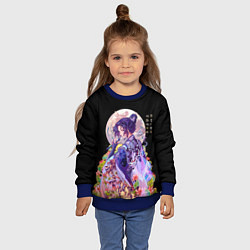 Свитшот детский Вей Ин - Магистр Дьявольского Культа, цвет: 3D-синий — фото 2