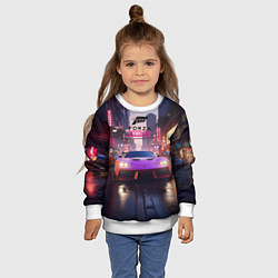 Свитшот детский Forza Horizon street racing, цвет: 3D-белый — фото 2