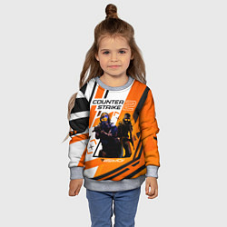 Свитшот детский CS 2 Asiimov, цвет: 3D-меланж — фото 2