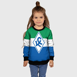 Свитшот детский Крылья Советов - футбольный клуб, цвет: 3D-черный — фото 2