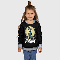 Свитшот детский Fallout boy, цвет: 3D-меланж — фото 2