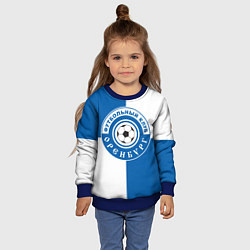 Свитшот детский ФК Оренбург, цвет: 3D-синий — фото 2
