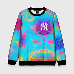 Свитшот детский New York Yankees - baseball team - logo, цвет: 3D-черный