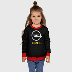 Свитшот детский Opel sport car, цвет: 3D-красный — фото 2