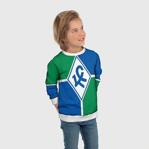 Детский свитшот Самарские крылья советов / 3D-Белый – фото 3