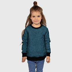 Свитшот детский Серо-синяя текстура, цвет: 3D-черный — фото 2