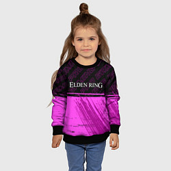 Свитшот детский Elden Ring pro gaming: символ сверху, цвет: 3D-черный — фото 2