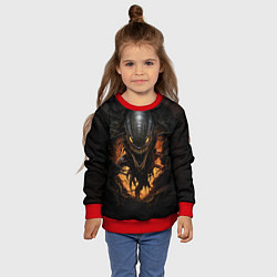 Свитшот детский Монстр внутри меня, цвет: 3D-красный — фото 2