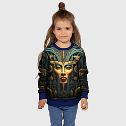 Свитшот детский Египетские фараоны, цвет: 3D-синий — фото 2