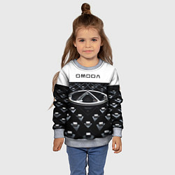 Свитшот детский Omoda омода, цвет: 3D-меланж — фото 2