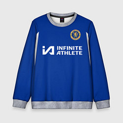 Свитшот детский Нкунку форма Челси 23-24 домашняя, цвет: 3D-меланж
