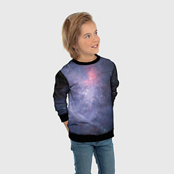 Свитшот детский Космические брызги, цвет: 3D-черный — фото 2