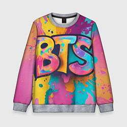 Свитшот детский BTS new, цвет: 3D-меланж