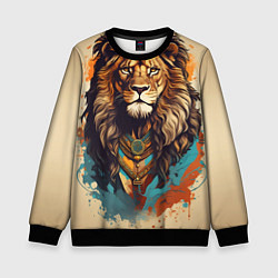 Свитшот детский Ливиная голова, цвет: 3D-черный