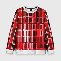 Детский свитшот Красные прямоугольники
