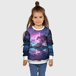 Свитшот детский Волшебный остров, цвет: 3D-белый — фото 2