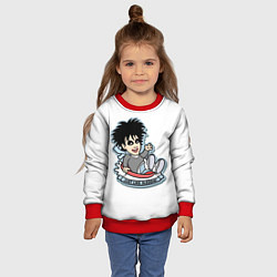 Свитшот детский The Cure Robert Smith - just like sleddin, цвет: 3D-красный — фото 2