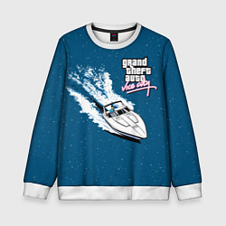 Свитшот детский Grand Theft Auto - Vice City, цвет: 3D-белый