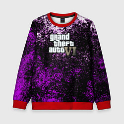 Свитшот детский Grand Theft Auto 6 vice city, цвет: 3D-красный