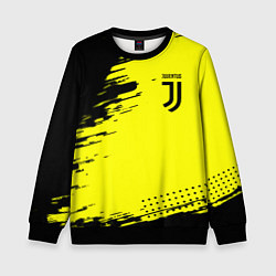 Свитшот детский Juventus спортивные краски, цвет: 3D-черный